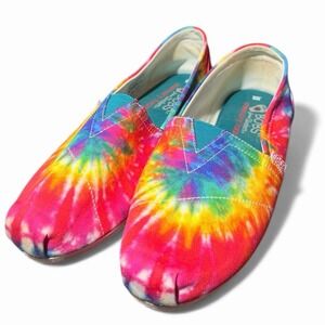 BOBS~ From Skechers~Tie Dye~9W~Memory Foam‎
